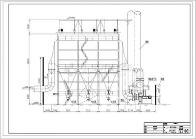 【锅炉脱硫除尘】某发电厂锅炉脱硫除尘设计cad施工详图(标注详细)_土木在线